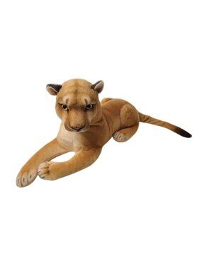 TigerHart Mountain Lion Plush Cougar Puma Realistic 18" Stuffed Animal Viahart